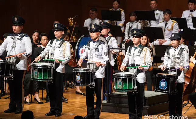 海關樂隊聯同大灣區管弦樂團等 參與第二屆《守護者之歌》交響音樂會