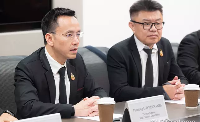 海關關長陳子達與泰國海關關長會面 商討打擊跨境犯罪及情報互換