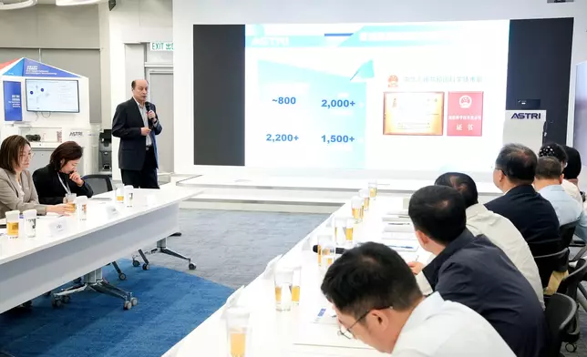 蘇州市人大代表團訪應科院 雙方探討蘇港創科合作與成果轉化