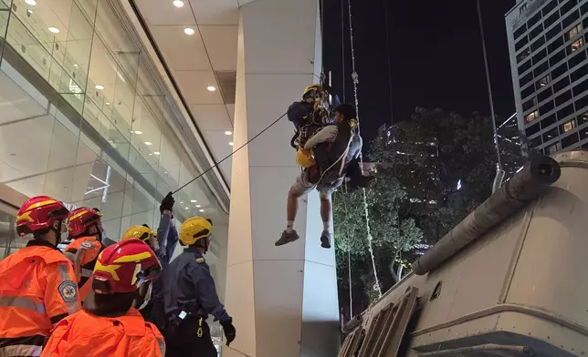 消防處事後公開現場拯救相片