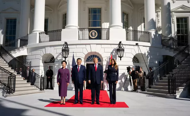 美國白宮發布中國國家主席習近平早前國事訪問美國的圖輯。白宮圖片