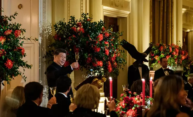 美國白宮發布中國國家主席習近平早前國事訪問美國的圖輯。白宮圖片