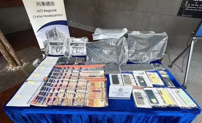 警方展開反非法收債行動，拘18人。