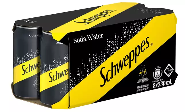 玉泉 Schweppes 罐裝梳打水 8 x 330毫升裝