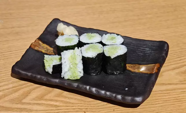 以日本生磨山葵捲製的淚卷，帶來層次分明的辛辣壽司體驗