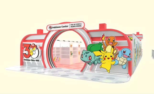 Pokémon Center POP-UP STORE in HONG KONG 店面設計效果圖