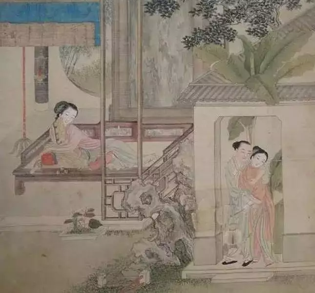明代春宮圖裡的教坊司官妓(網上圖片)