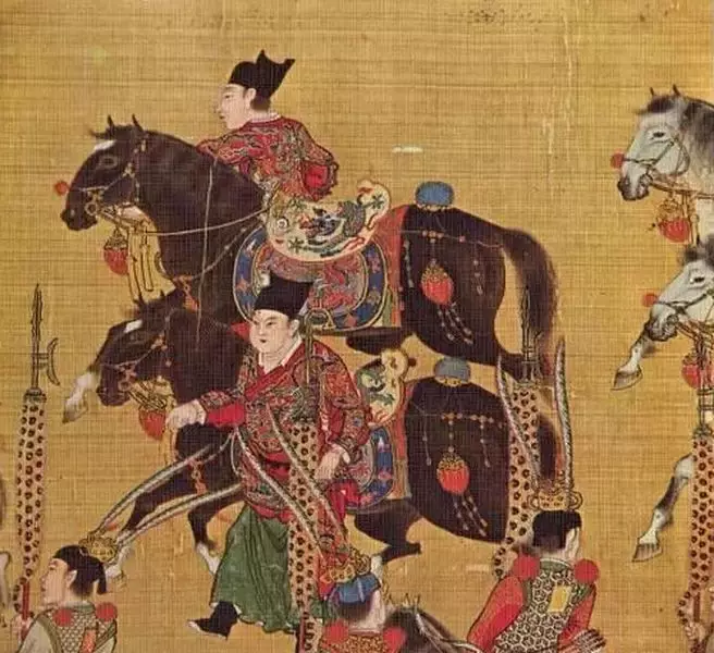 明萬曆《出警入蹕圖》中的錦衣衛(網上圖片)
