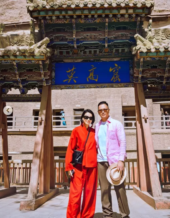 杏兒近年專注在內地發展,但不時抽空陪老公四圍旅行。
