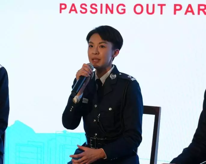 譚樂怡受實習經歷啟發，加入毒品調查科源頭堵截罪案。巴士的報記者攝