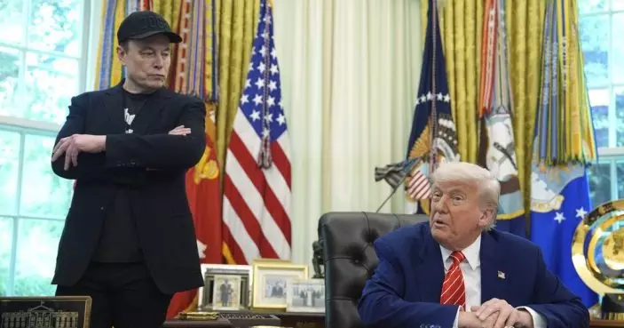 Musk's Twitter meltdown over the bill sparked a public spat with Trump. AP File Photo