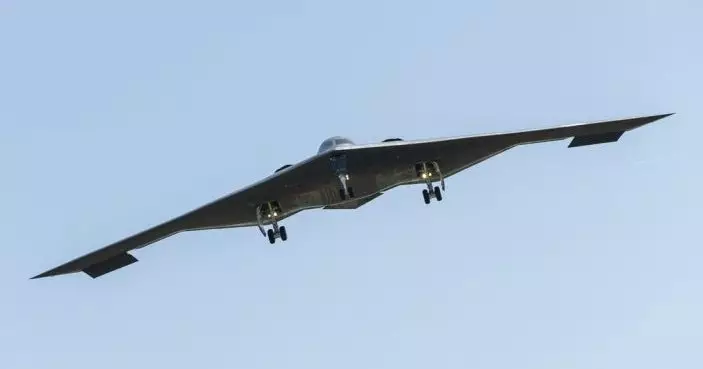美B-2轟炸機。AP圖片