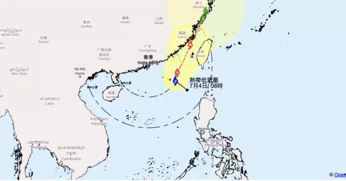 天氣。香港天文台圖片