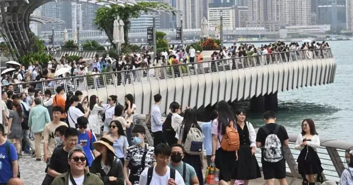 9 月訪港旅客逾400萬人次按年升22%，今年首三季旅客量逾4,000萬人次 。資料圖片
