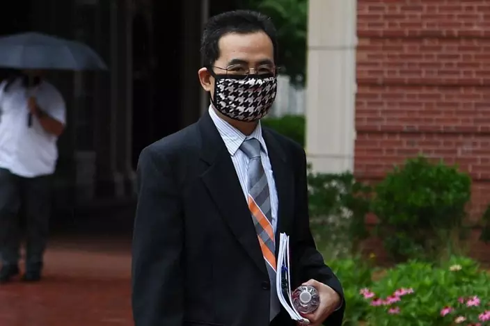 被稱為是「中國行動計劃首案被告」的美國田納西大學諾克斯維爾分校華人教授胡安明。網上圖片