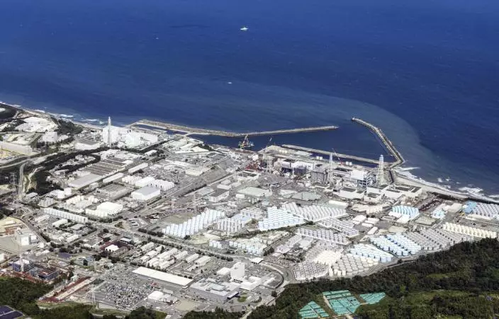 東京電力公司正在為福島核廢水的第二輪排放做準備。AP圖片