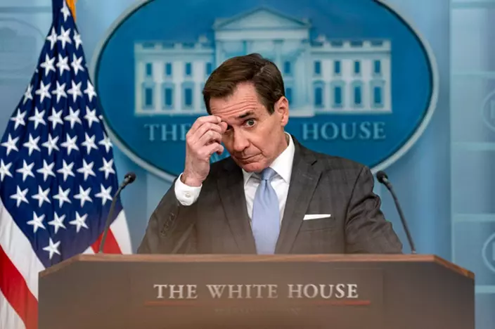 美國白宮國家安全委員會戰略溝通協調員約翰•柯比。AP圖片