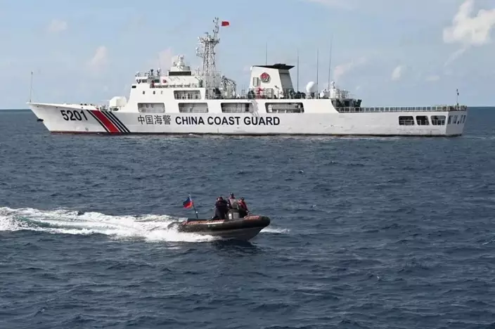 日常執行任務的中國海警船