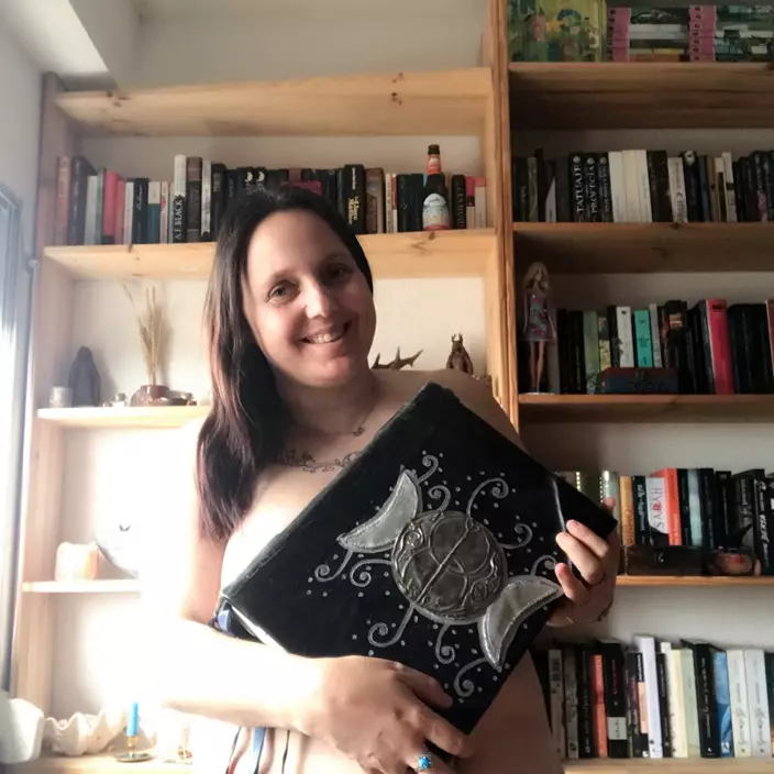 Sonia with her spell book (Collect/PA Real Life)