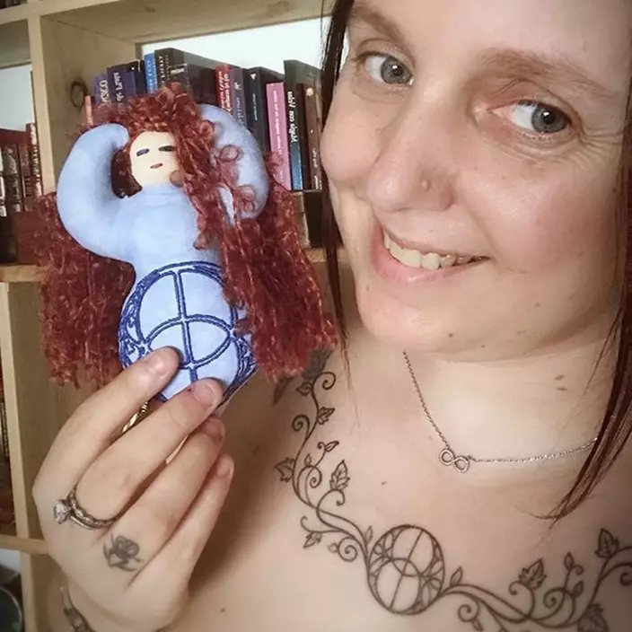 Sonia with a doll she uses for praying (Collect/PA Real Life)