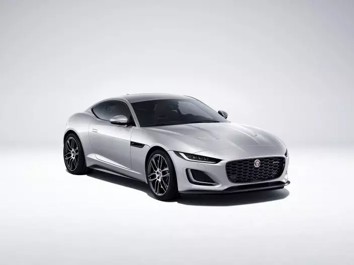 This photo provided by Jaguar shows the 2022 Jaguar F-Type. It was previously available with a V6 engine, but for this year, there are only a pair of V8 engines to choose from. (Courtesy of Jaguar Land Rover Limited via AP)