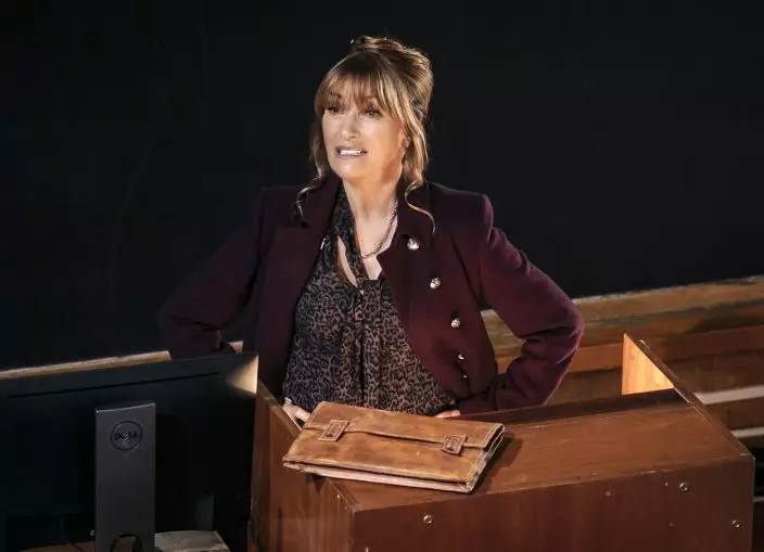 This image released by Acorn TV shows Jane Seymour as Harry 'Harriet" Wild from the series "Harry Wild," streaming now on Acorn TV. (Szymon LazewskiZoe Productions DACAcorn TV via AP)