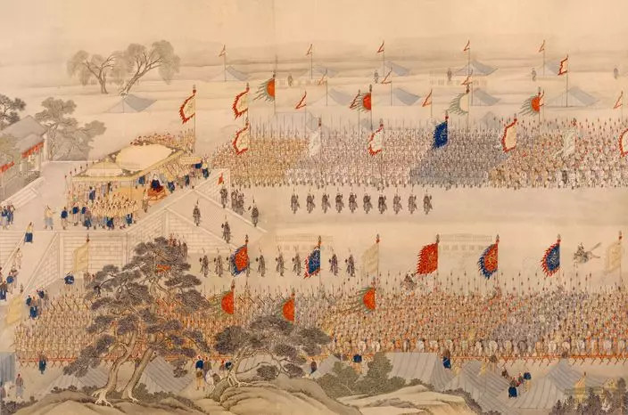 《乾隆南巡圖卷》卷十局部 (網上圖片)