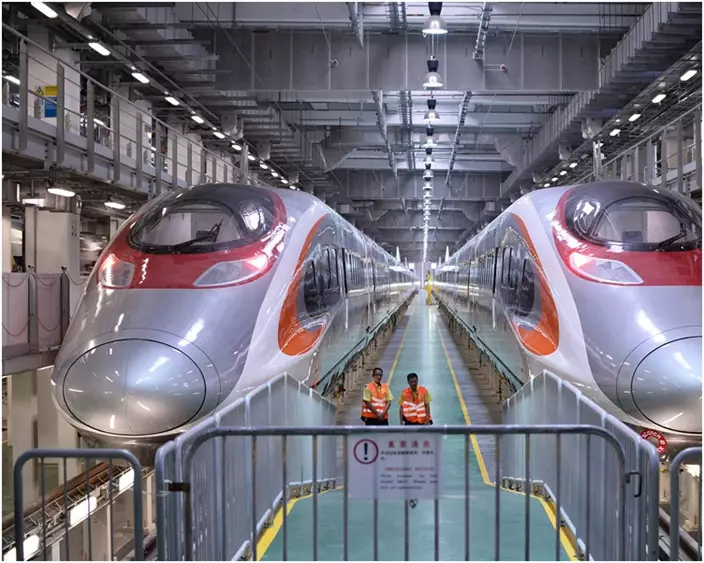 廣深港高鐵香港段將於本月23日通車