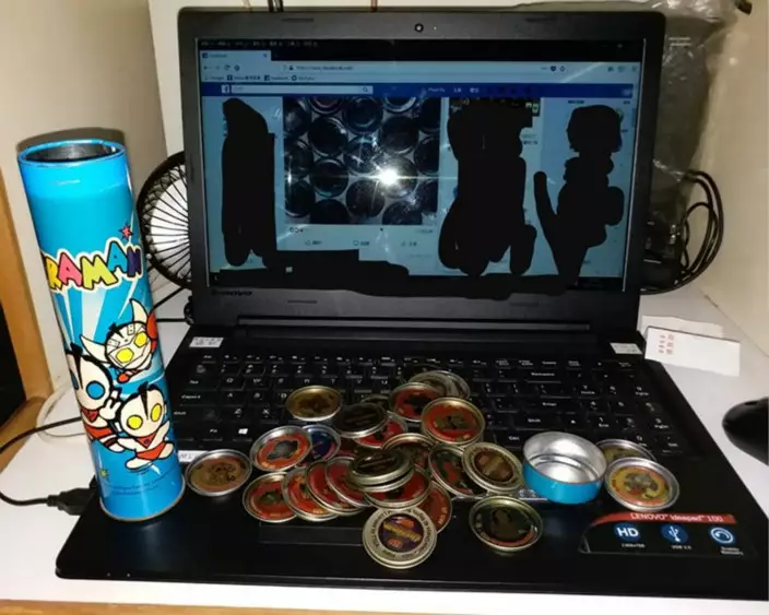 有網民指他當年購入鐵罐裝。fb圖片