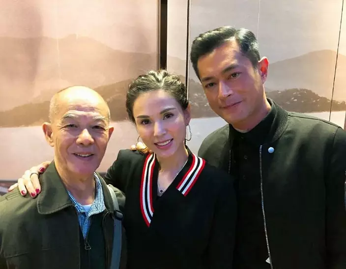 古天樂(右)、李若彤(中)、李添勝(左)。(資料圖片)
