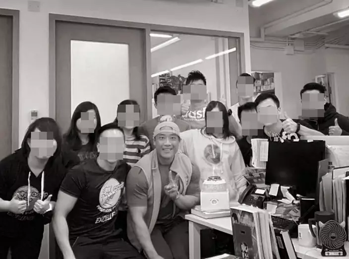 同事昨日剛與Gabriel一起慶祝生日。AASFP fb 圖片