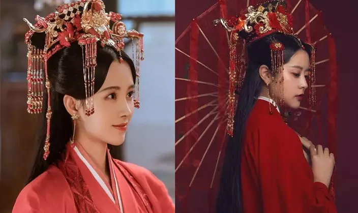 《新白娘子傳奇》里白素貞大婚發飾(網上圖片)