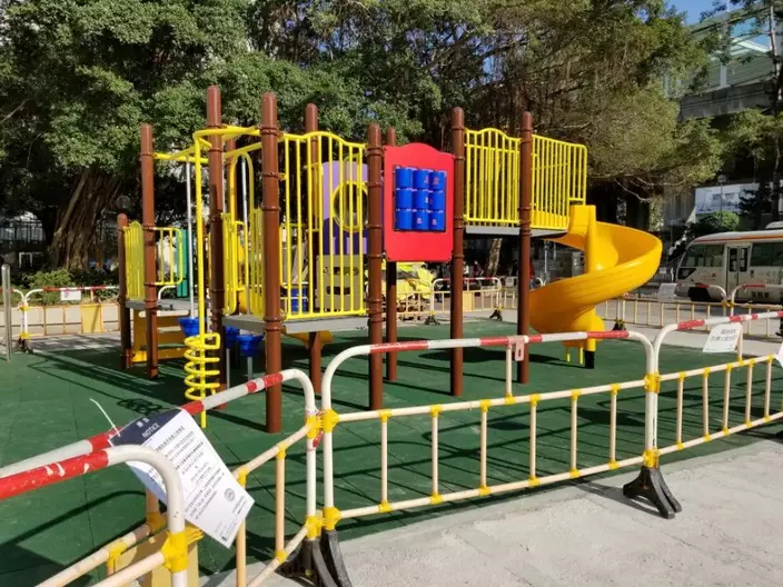本港兒童遊樂設施被指沉悶。資料圖片