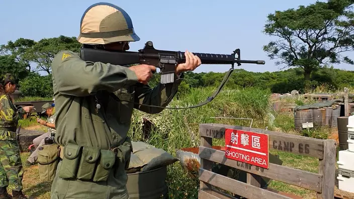 台軍使用的T65K2步槍。