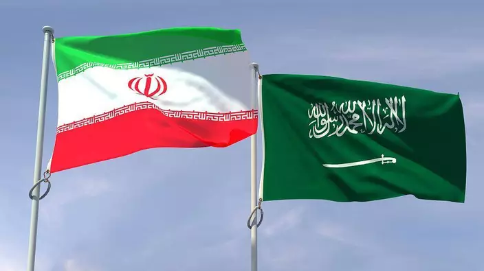 伊朗與沙特國旗
