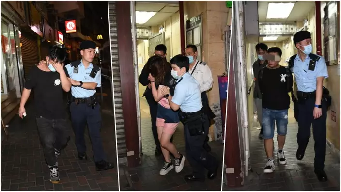 警方拘捕2名男子。