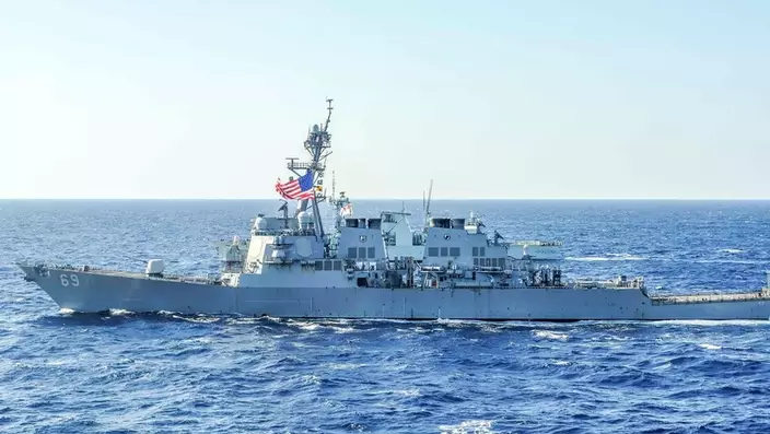 美軍艦米利厄斯號4月16日通過台灣海峽，為解放軍日前在台灣周遭舉行大規模聯合軍演後首次。美國海軍