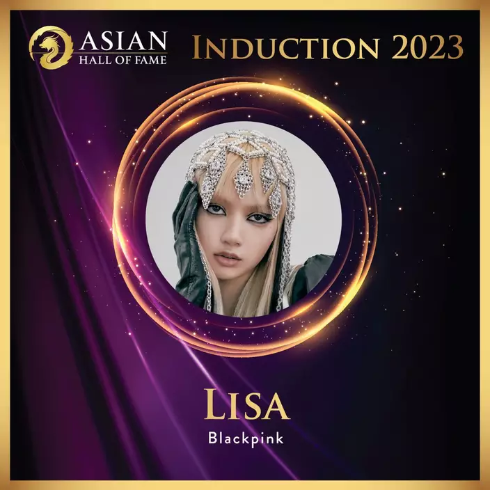 Lisa獲提名「亞洲名人堂」（網上圖片）