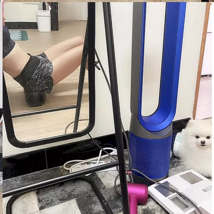 梁秉雯指現在她自我感覺良好。(圖片來源:爆瘦公社 facebook)