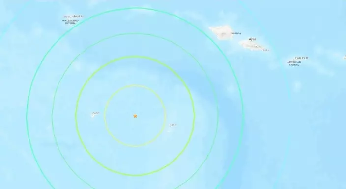太平洋島國湯加發生7.6級地震。