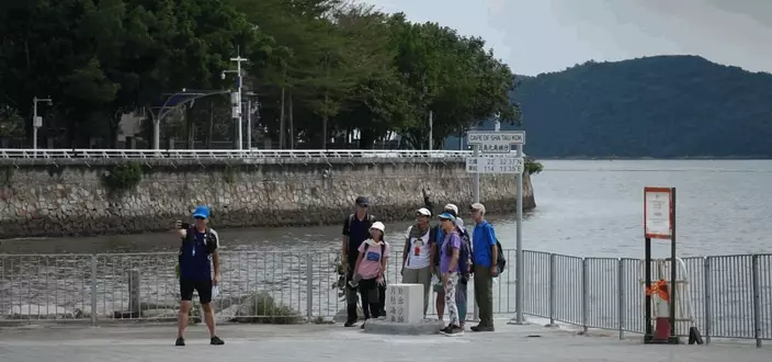 當局自去年6月第一階段開放沙頭角禁區碼頭。鄧炳強FB影片擷圖