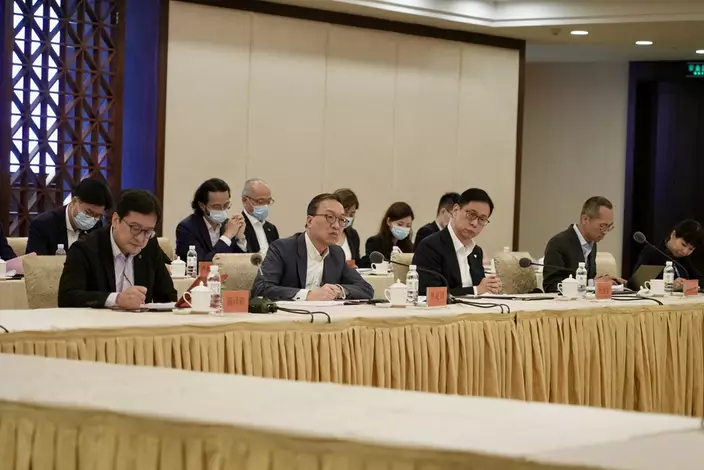 林定國6月8日率領本港法律界20人代表團訪問廣州及深圳。林定國Facebook圖片