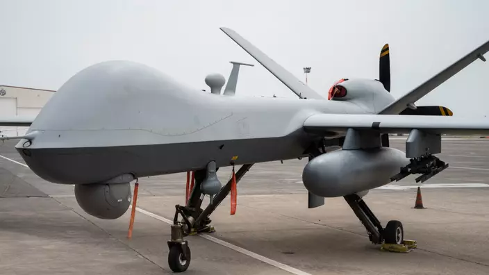 美軍的MQ-9「死神」攻擊無人機。
