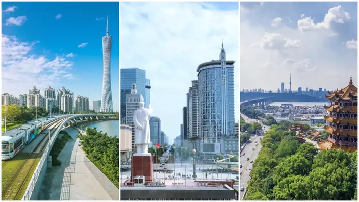 廣州、成都、武漢三市是內地GDP最高省會城市。