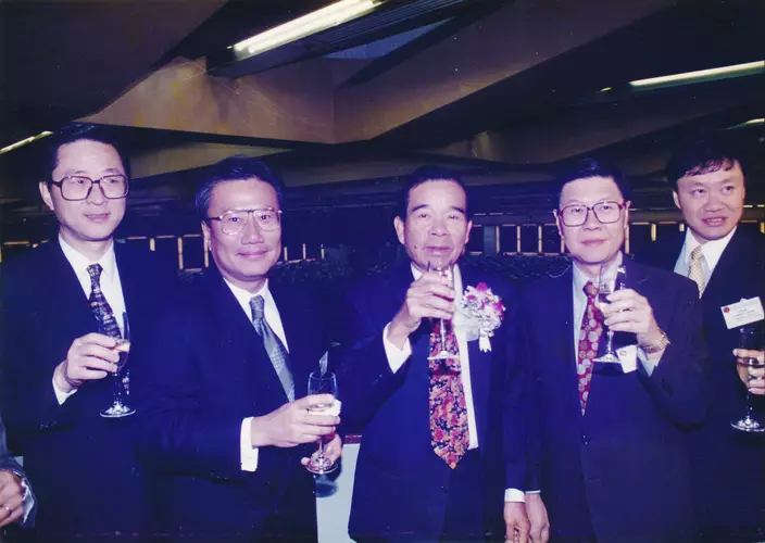 周文耀1996年在港交所(資料圖片)