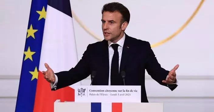 法國總統馬克龍對事件表達最強烈譴責。AP資料圖片