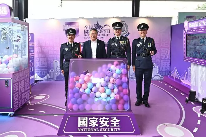 卓永興出席全民國家安全教育日活動。卓永興FB圖片