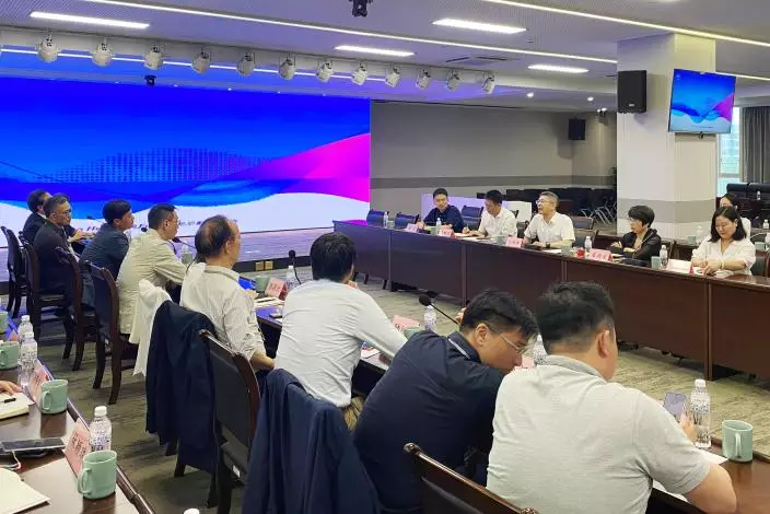 訪問團與杭州2022年第19屆亞運會組委會工作交流。政府新聞處圖片