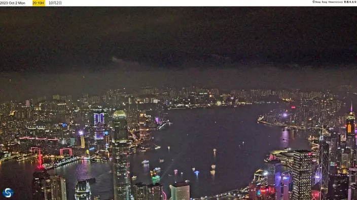香港天文台網站圖片