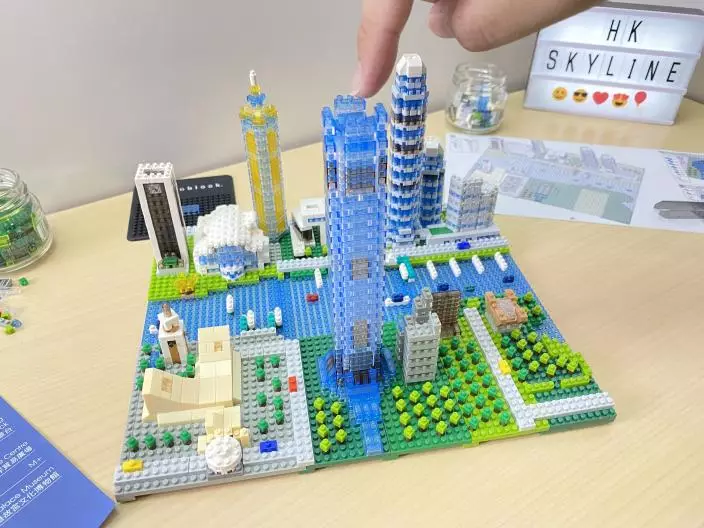 sky100 x nanoblock香港天際線模型